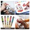 8 Pack Assorted Colors Permanent Markers, Fine Tip Colored Markers Pens for Adult Coloring Journaling Marking Drawing, Art School Office Supplies